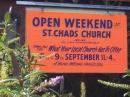 Poster advertising the Open Weekend